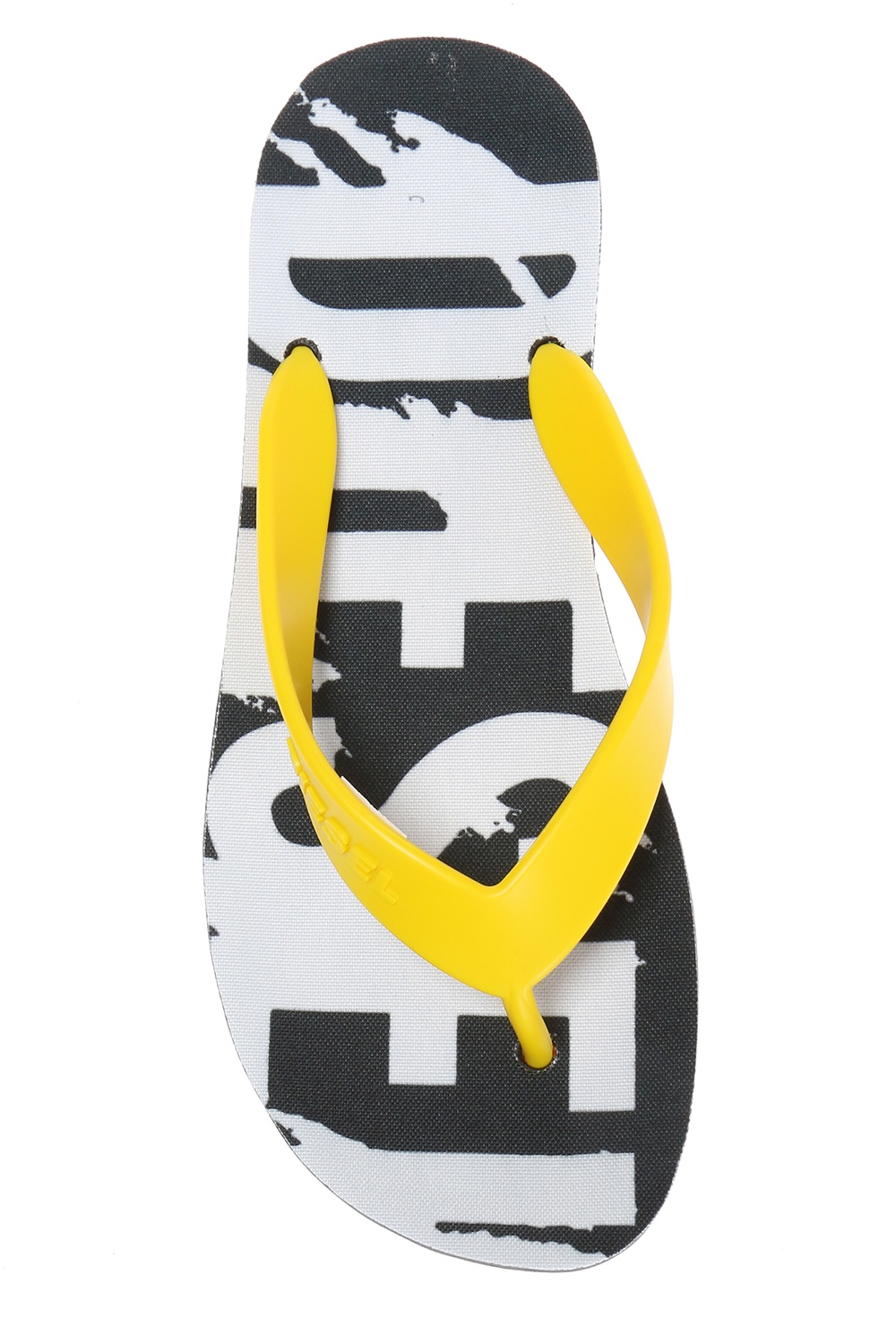 Yellow Splish flip flops with logo Diesel Vitkac Germany